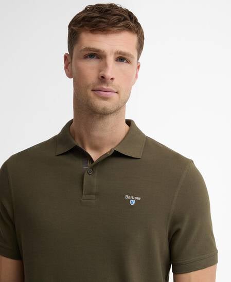 Poloshirt Lightweight Sports Bleached Olive