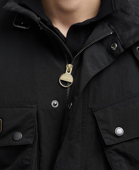 Contemporary A7 Showerproof Jacket Classic Black