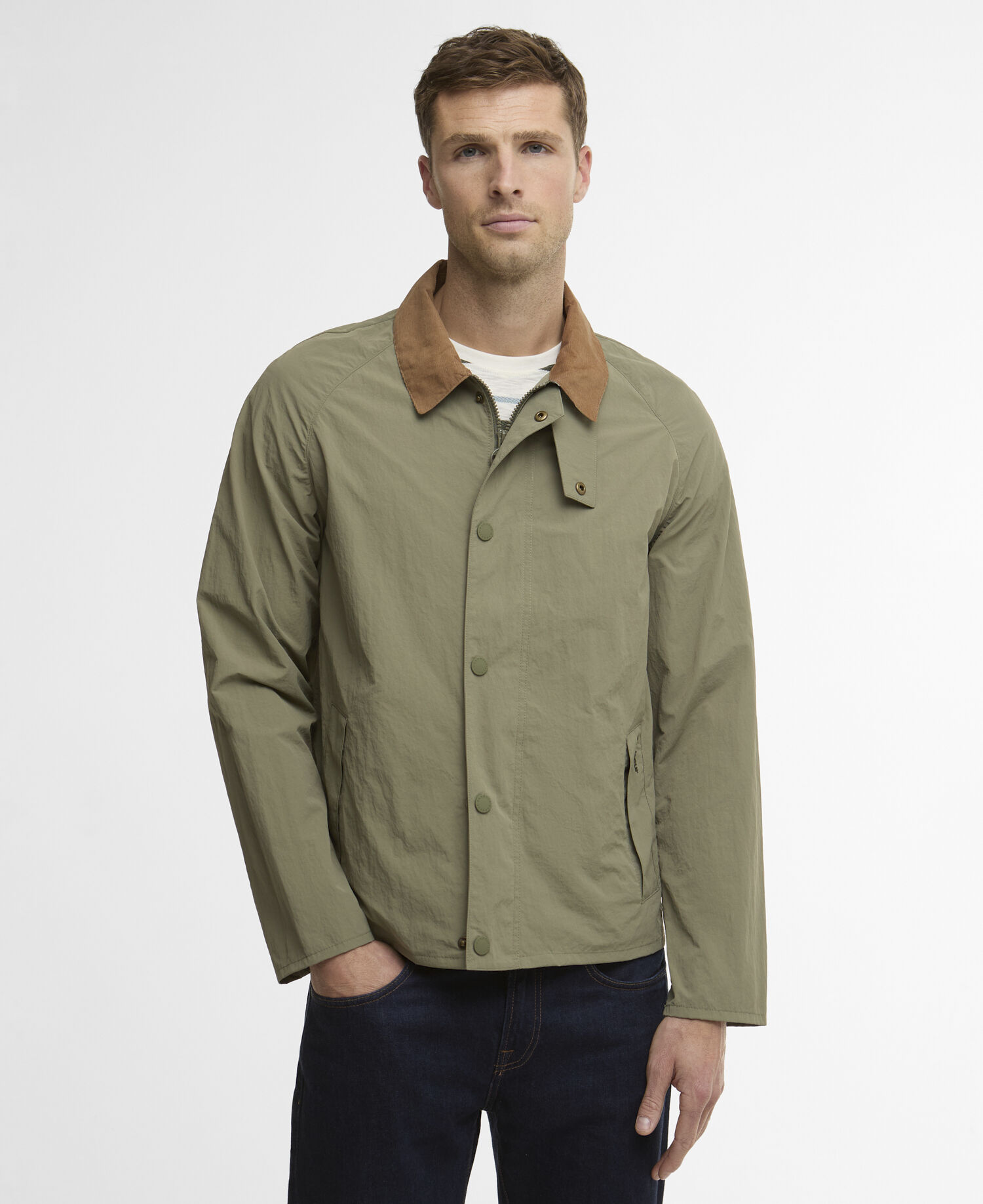Tracker Showerproof Jacket Dusty Olive