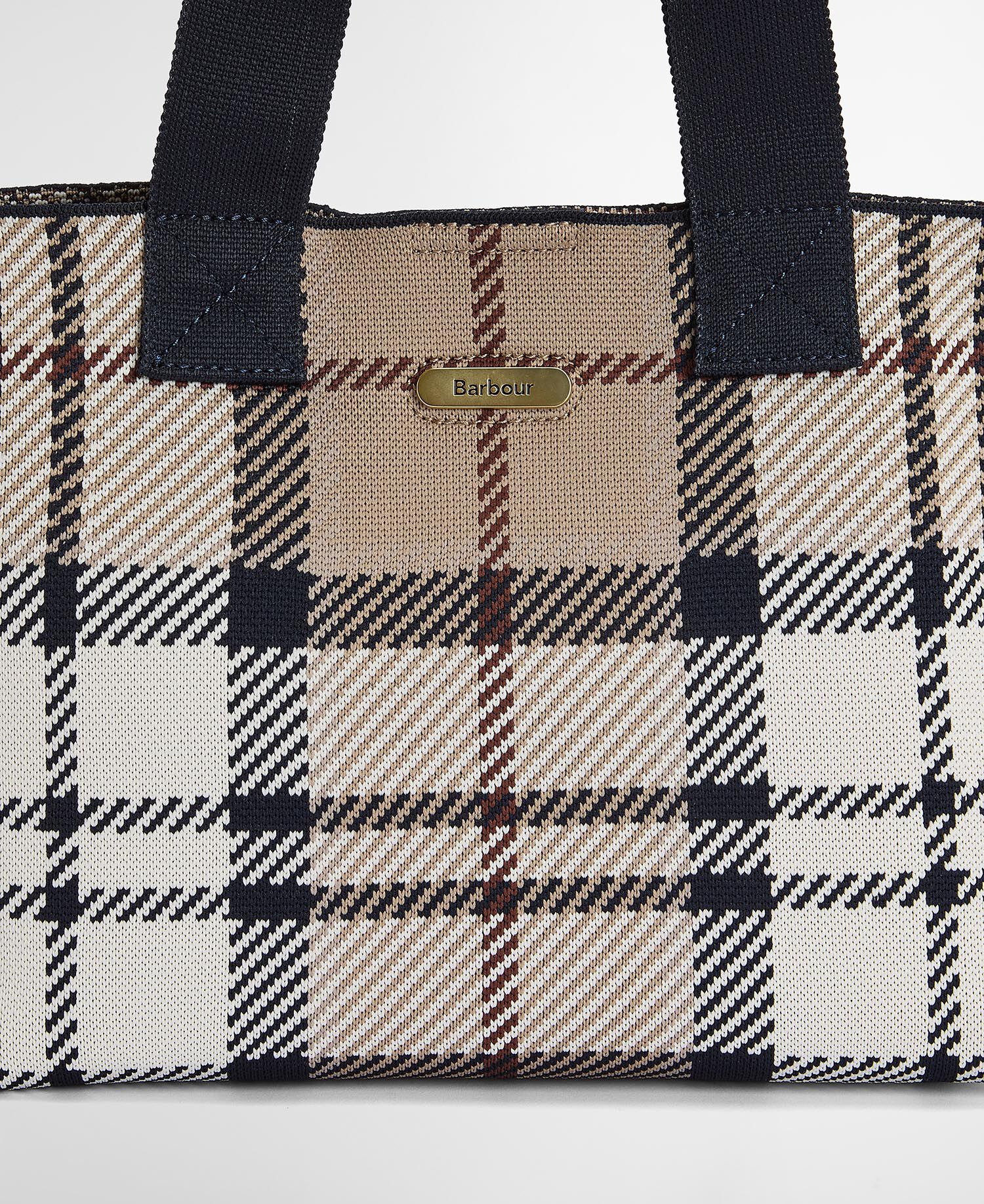 Layla Tartan Mini Tote Bag Rosewood Tartan
