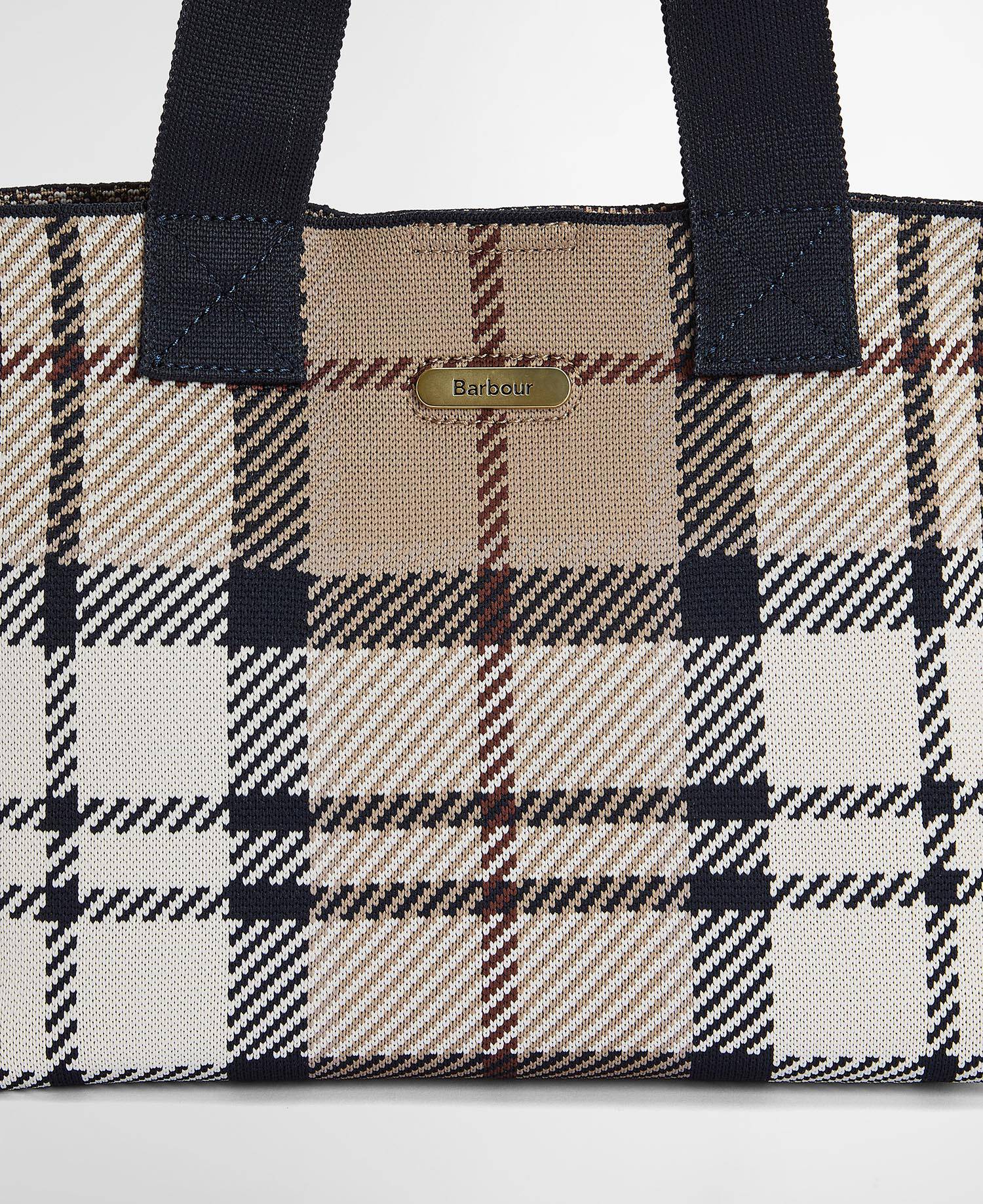 Layla Tartan Mini Tote Bag image number 5