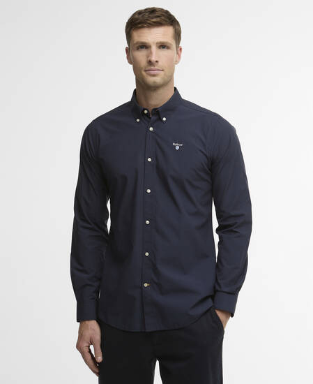 Treeport Long-Sleeved Tailored Shirt Navy