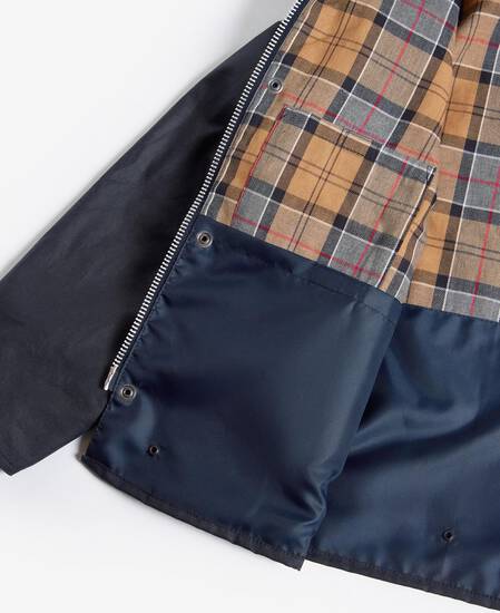 Spey Slim Waxed Jacket Classic Navy