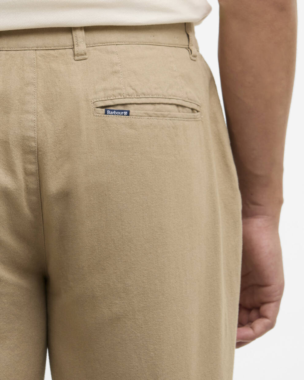 Hose Tailored aus Leinen-Mix