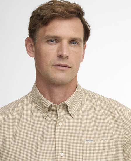 Finwell Regular Long-Sleeved Shirt Stone