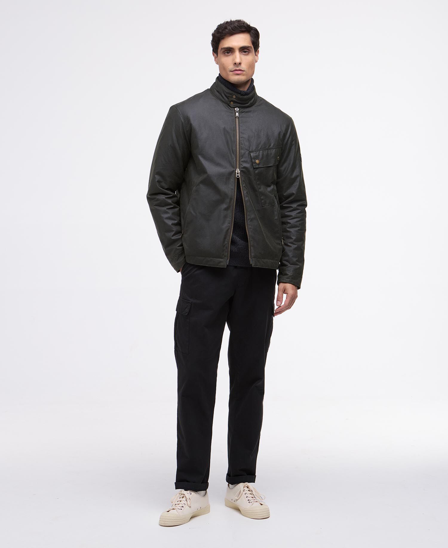 Chard Wax Jacket Archive Olive