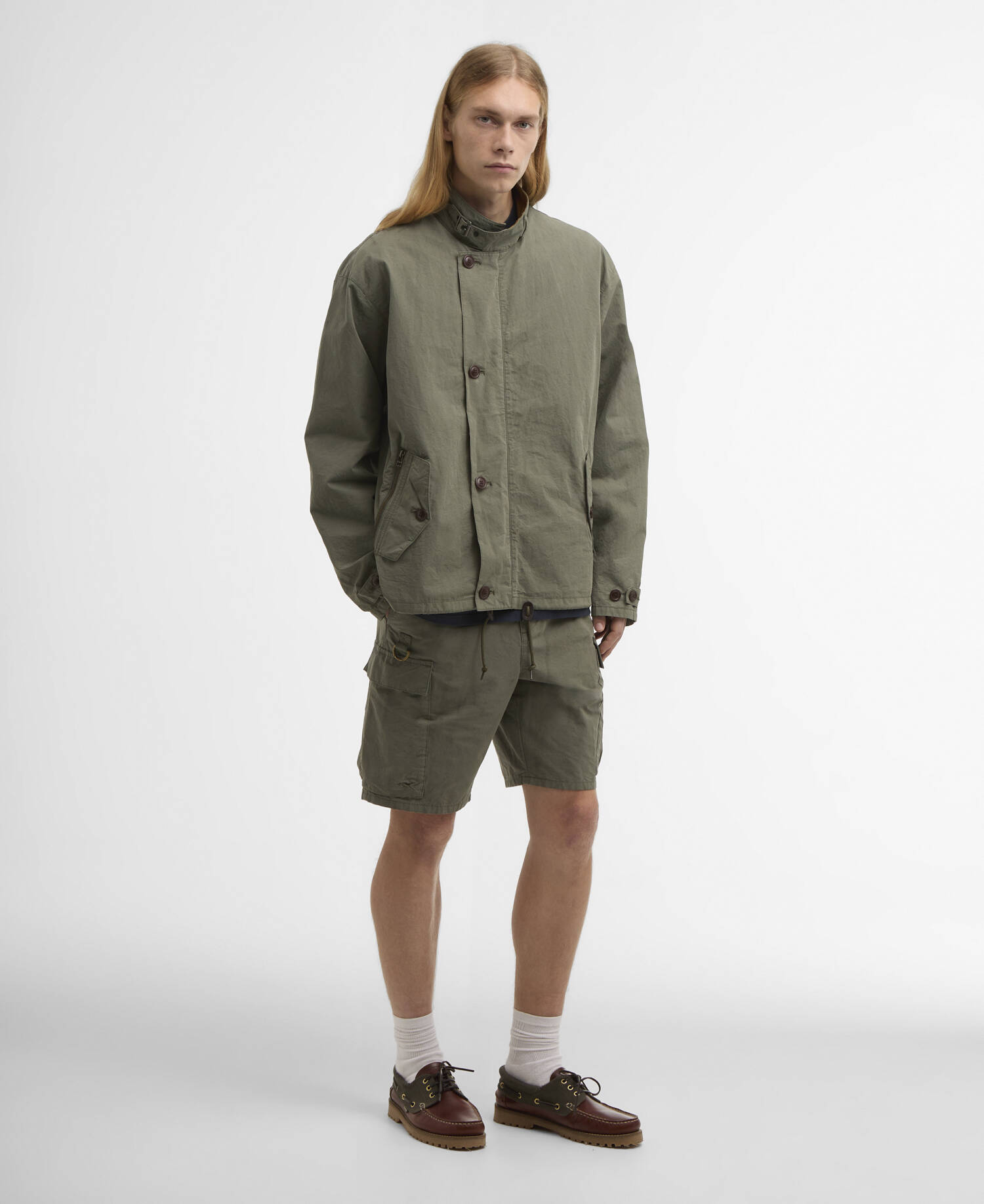 Spey Poplin Short Archive Olive image number 0