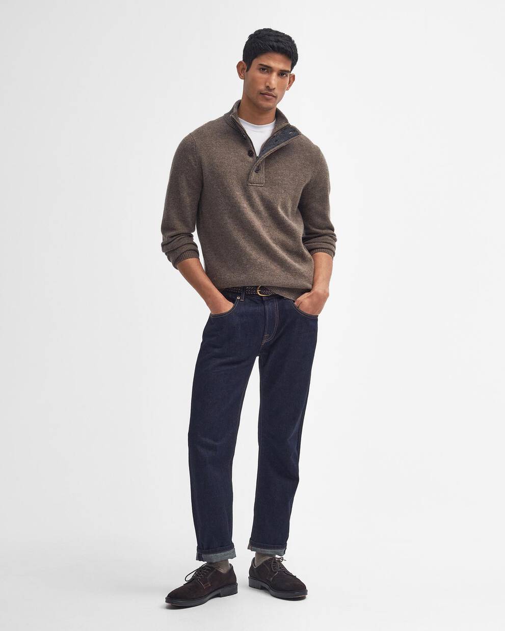 Felpa con toppa sul gomito Essential