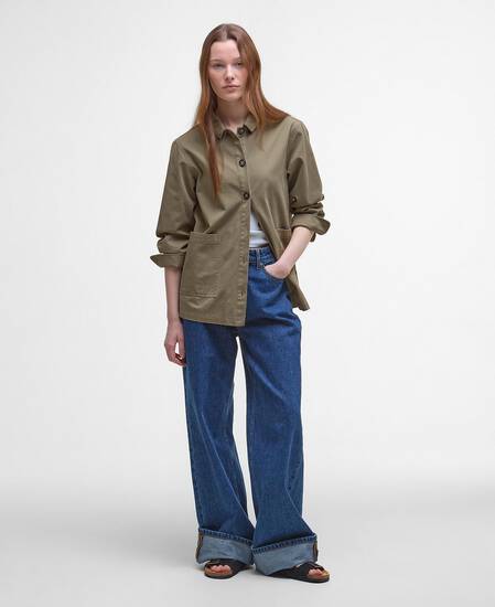 Lyndale Overshirt Dusky Green