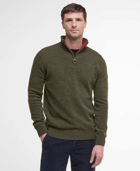 Nelson Essential Half-Zip Jumper Seaweed