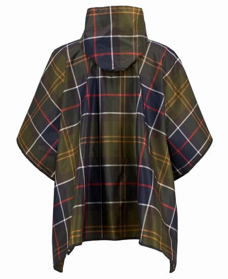 Tartan Showerproof Poncho 