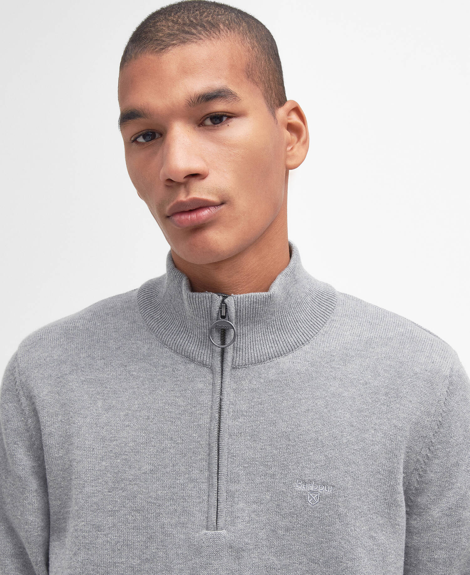 Cotton Quarter-Zip Jumper image number 3