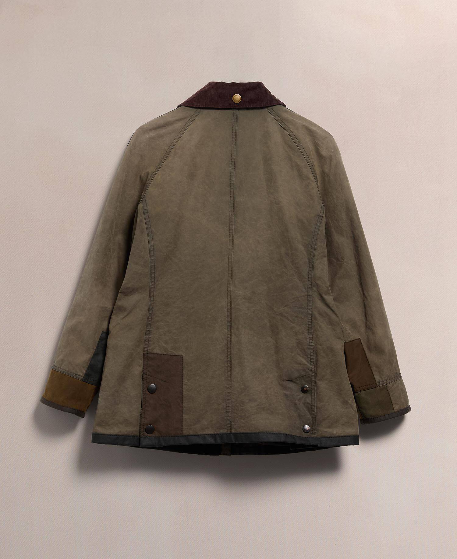 Barbour Re-loved Women's Beadnell Waxed Jacket - Size 10 Sage image number 2