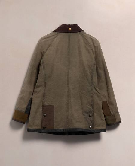 Barbour Re-loved Women's Beadnell Waxed Jacket - Size 10 Sage