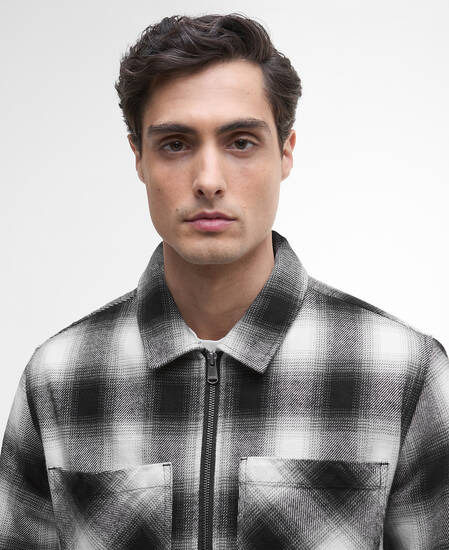 Carlisle Tartan Overshirt Black