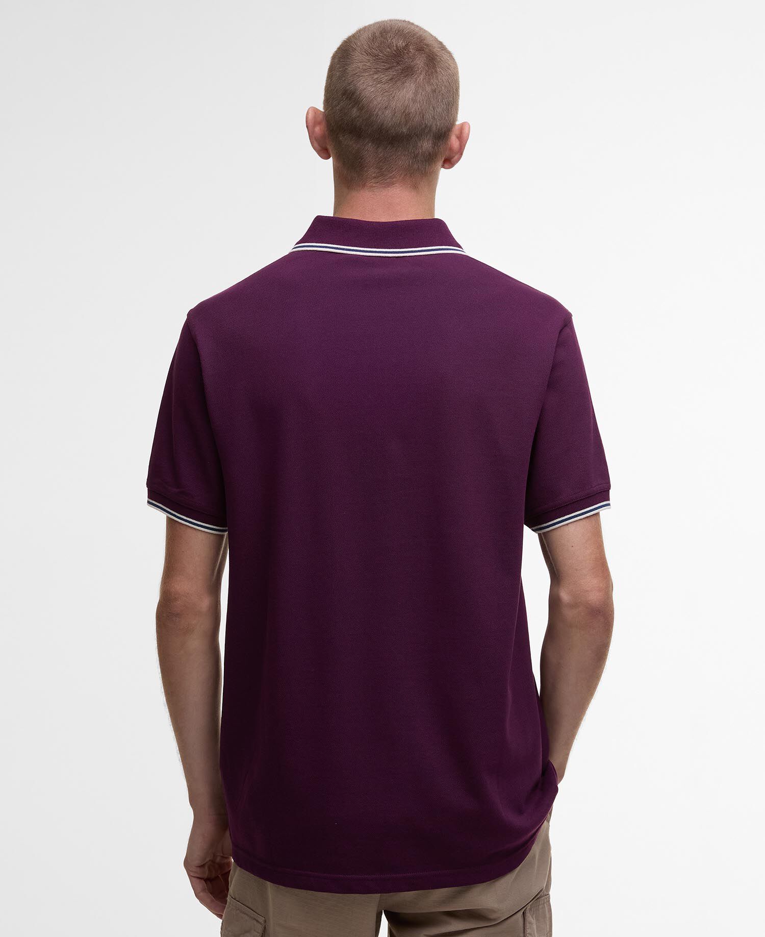 Evan Short-Sleeved Polo Shirt Potent Merlot