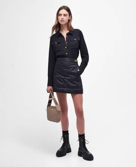 Sloane Quilted Crossbody Bag Camel