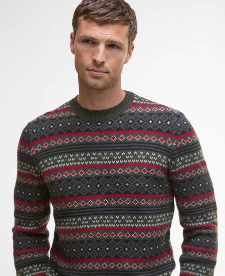 Easdale Fair Isle Crew Neck Jumper Duffle Bag