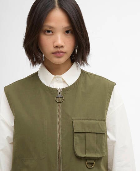 Gwen Gilet Burnt Olive/Ancient