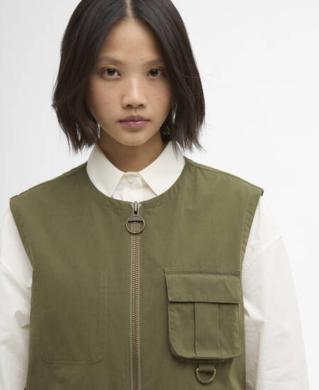 Gwen Gilet Burnt Olive/Ancient