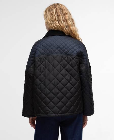Danby Quilted Jacket Dark Navy/Black/Dress Tartan