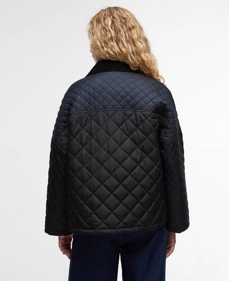 Danby Quilted Jacket Dark Navy/Black/Dress Tartan