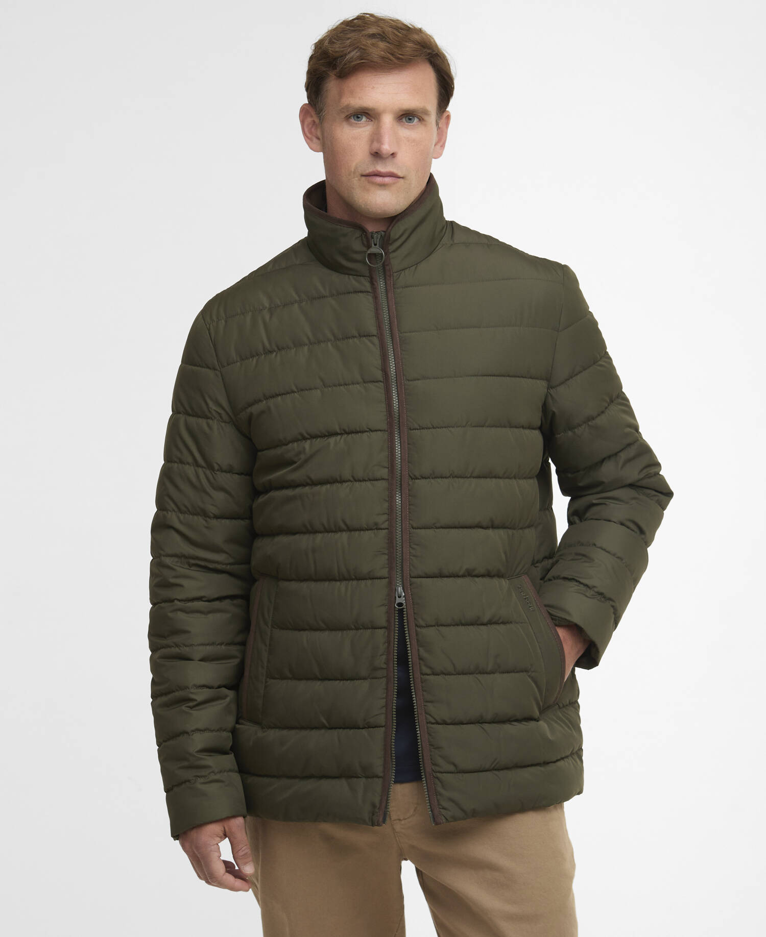 Broughton Quilted Jacket Olive image number 0