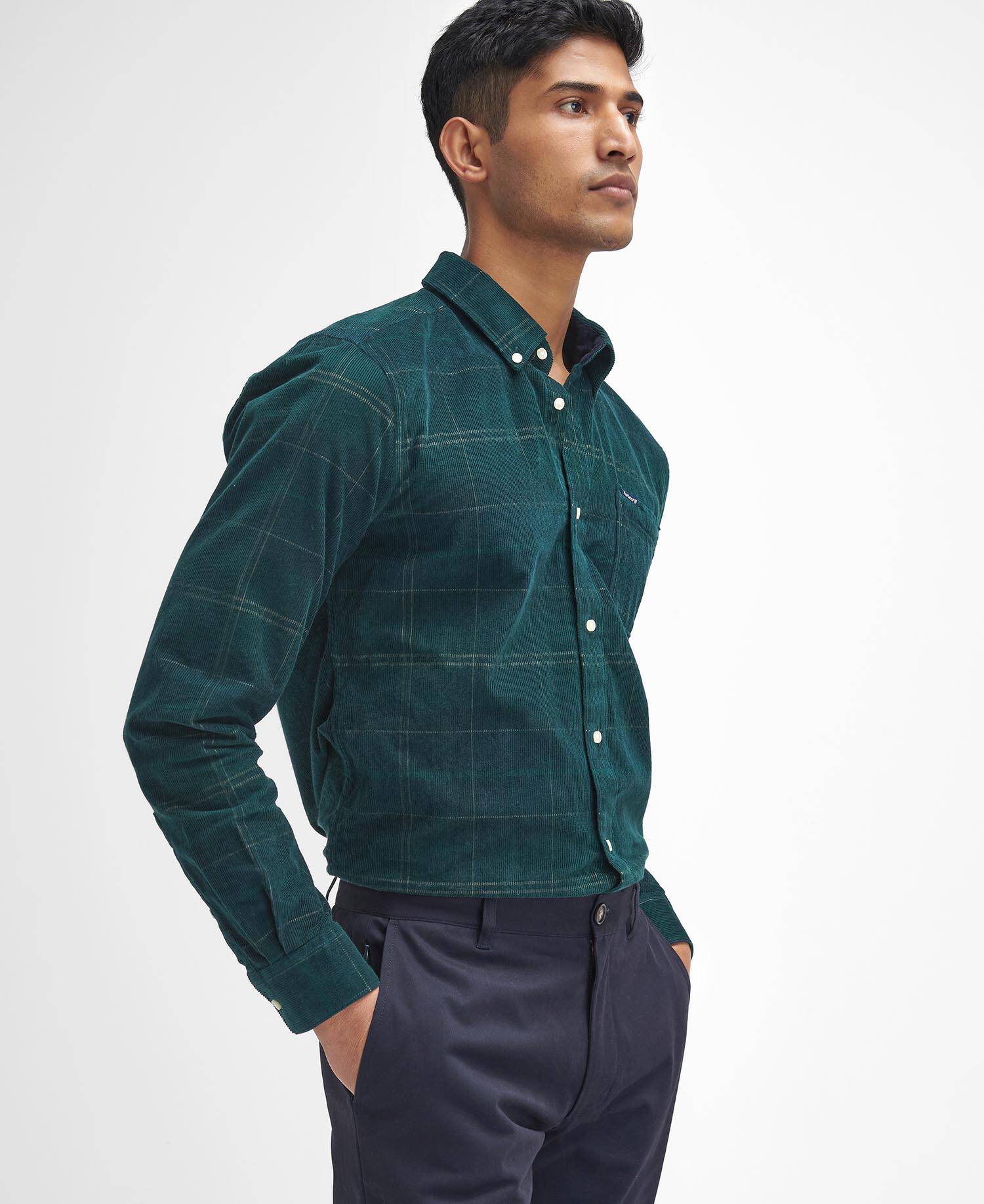 Sueded Sateen Slim Trousers image number 3