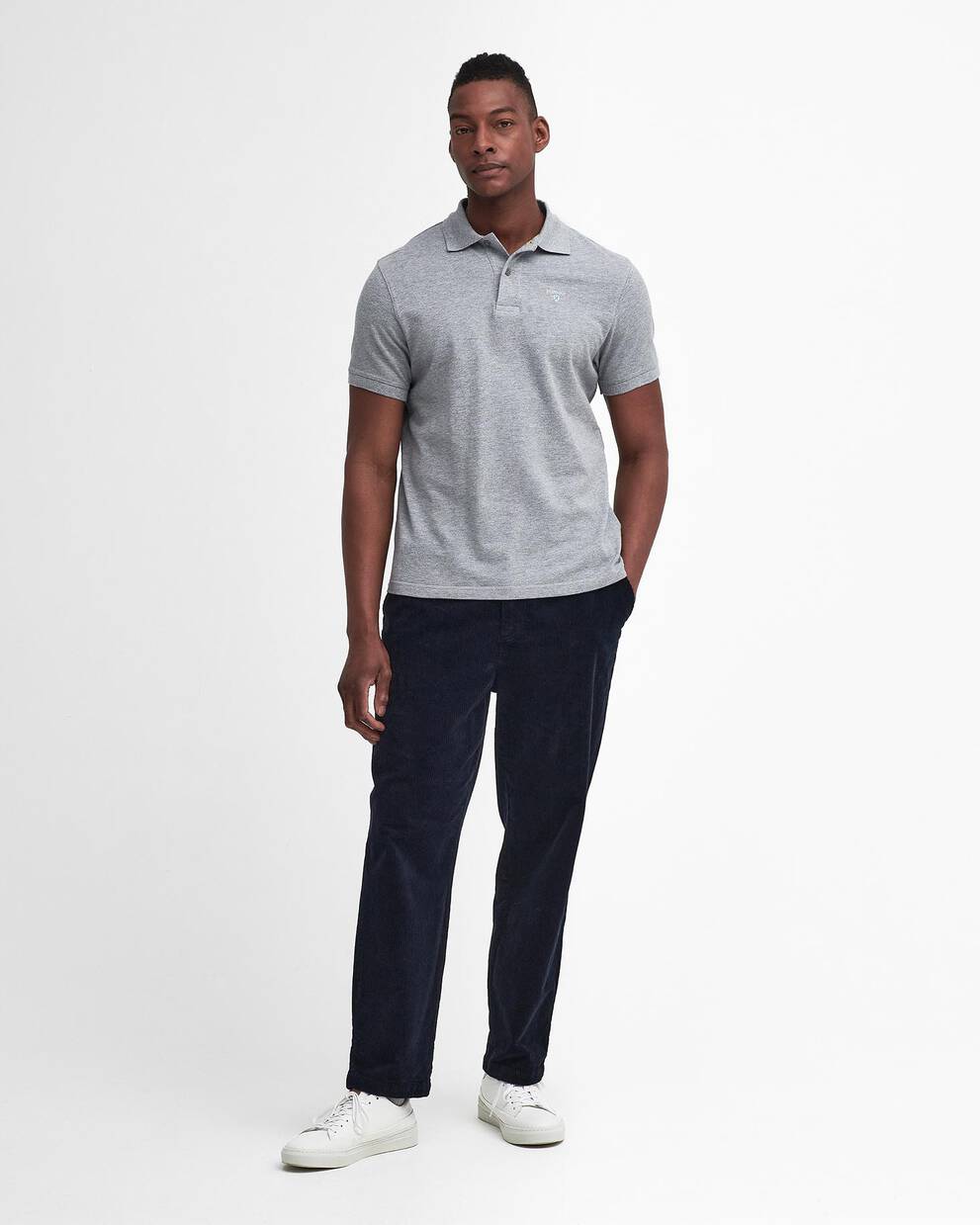 Stretch Cord Relaxed Trousers