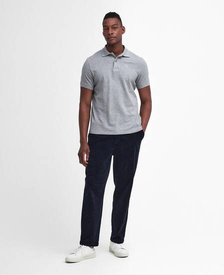 Pantaloni in velluto stretch a coste sottili dalla vestibilità comoda 