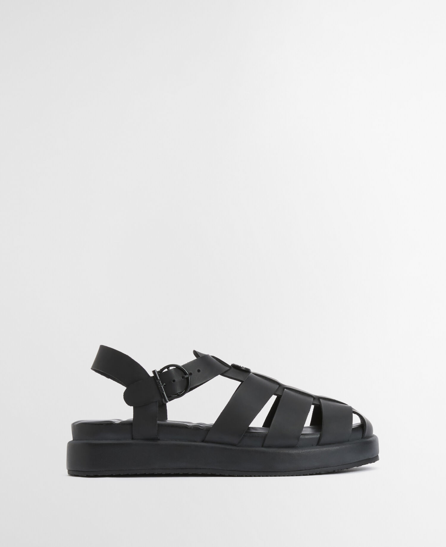 Hindburn Fisherman Sandals Black