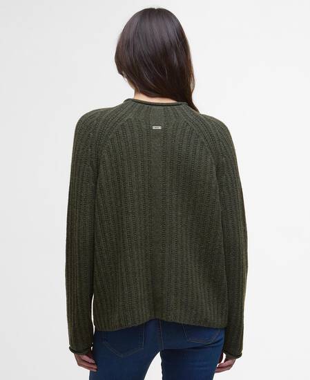 Bamburgh Crew Neck Jumper Olive
