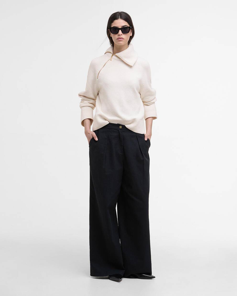 Saskia Funnel-Neck Jumper