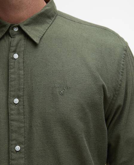 Sealane Relaxed Long-Sleeved Shirt Olive