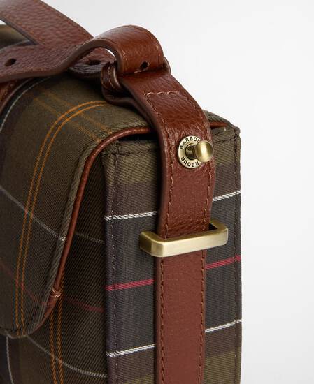 Borsa a tracolla con motivo tartan Elm Classic Tartan