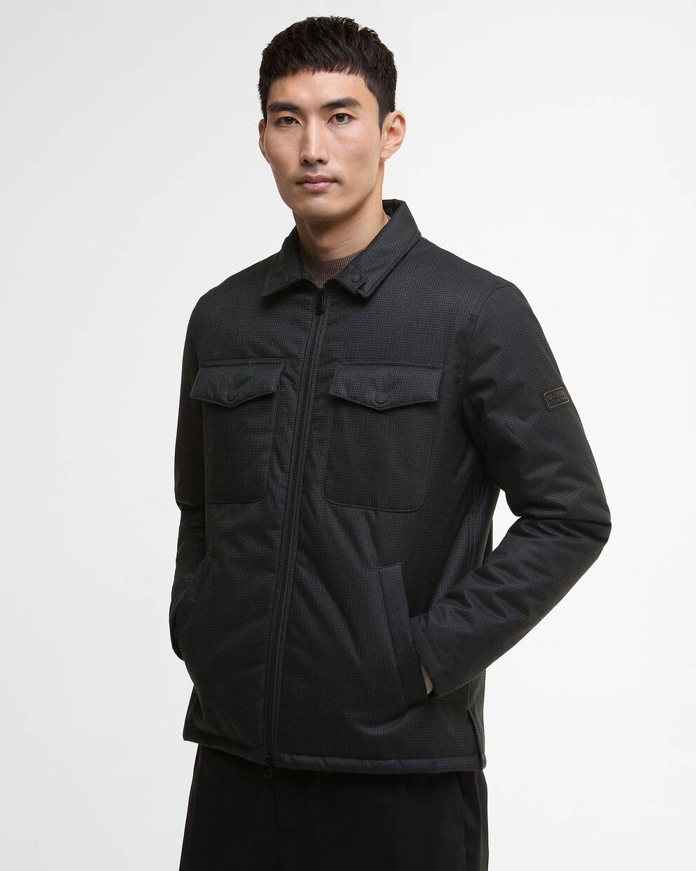 Check Distill Quilted Jacket