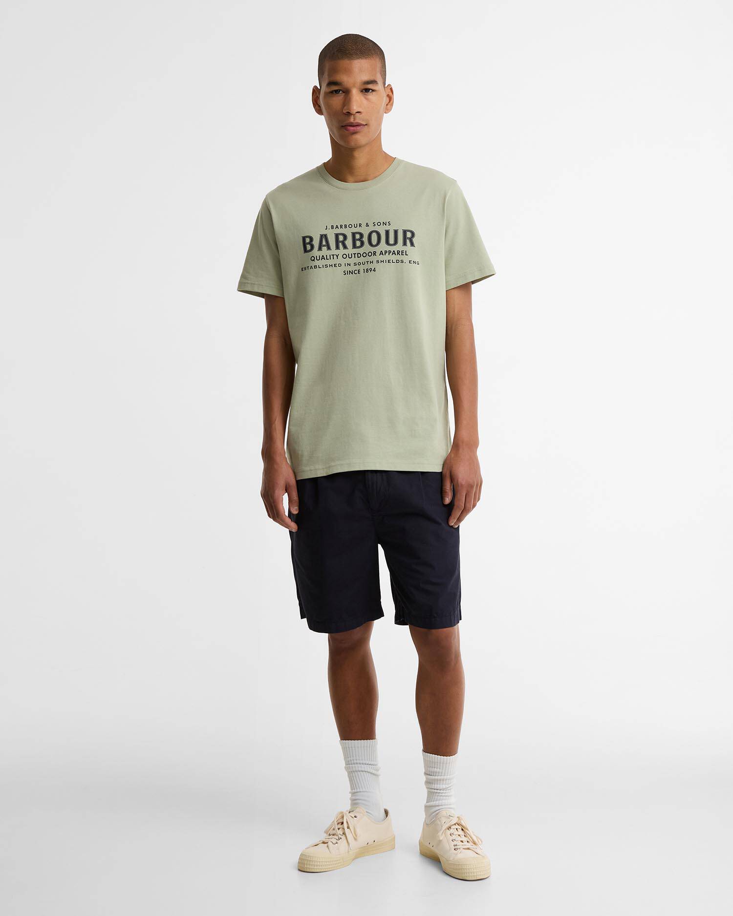 Moorside Logo T-Shirt Mineral Green image number 1