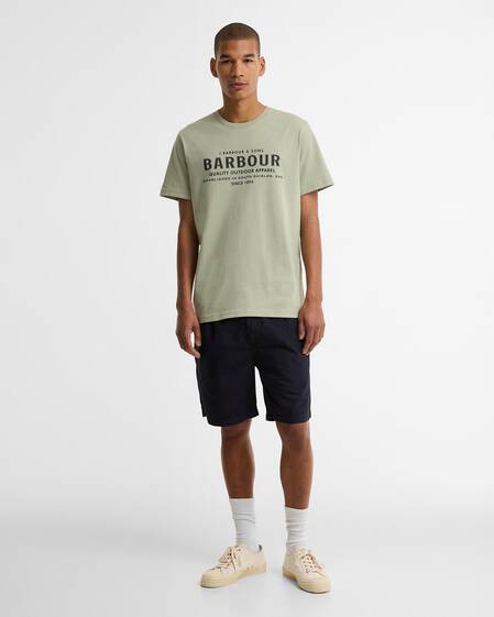Moorside Logo T-Shirt Mineral Green