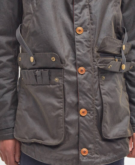Game Parka Waxed Olive