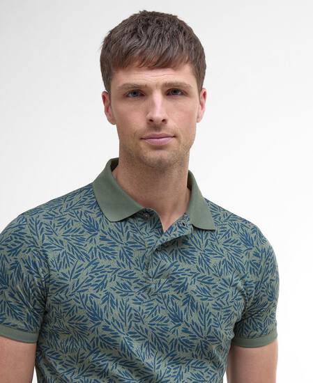 Jackstone Printed Polo Shirt Light Moss