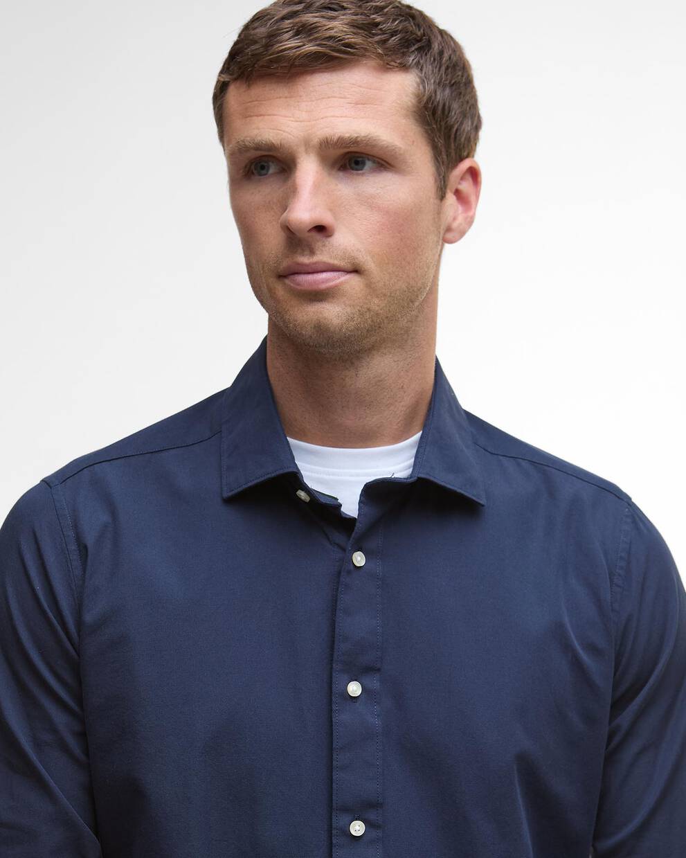 Camicia Throckley Oxford leggermente aderente