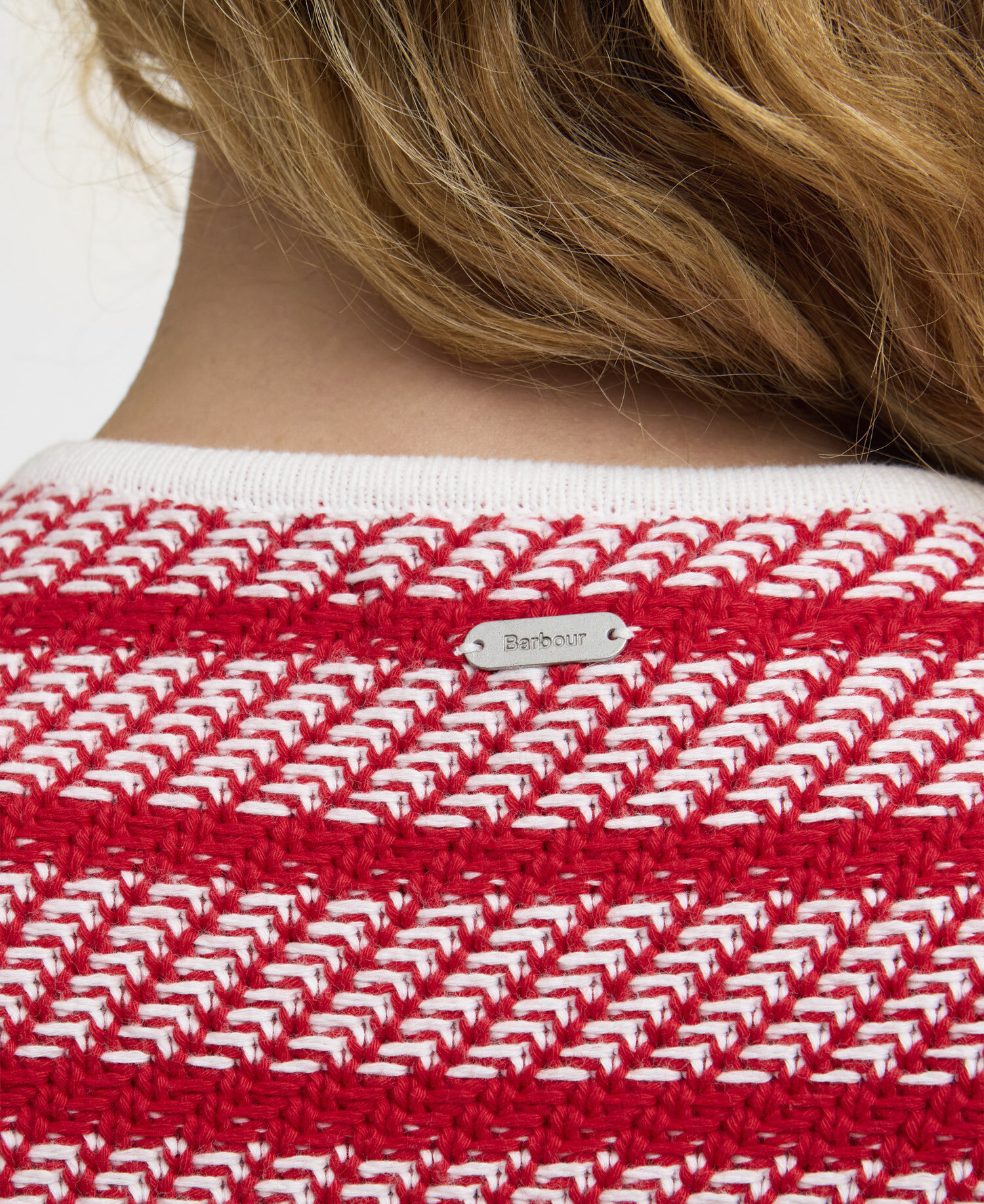 Cardigan Polly Striped Poppy Red Stripe