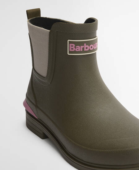 Abbeyfield Packable Ankle Wellingtons Olive