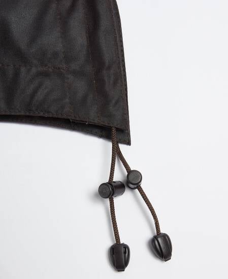 Waxed Cotton Hood Rustic