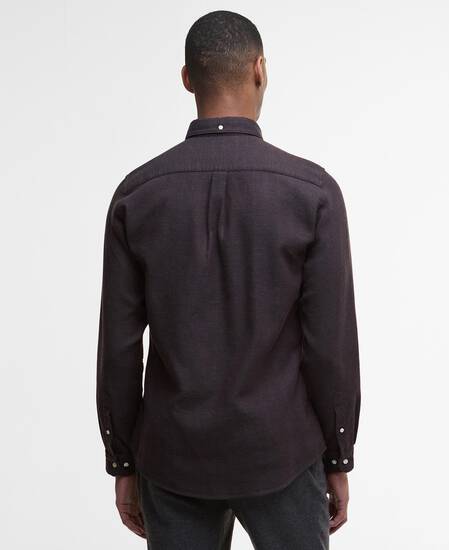 Buckley Tailored Long-Sleeved Shirt Dark Oak