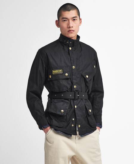 International Original Waxed Jacket Classic Black