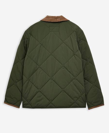 Giacca trapuntata Modified Short Liddesdale Olive