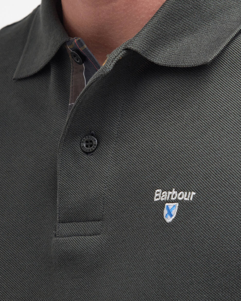 Tartan Pique Polo Shirt