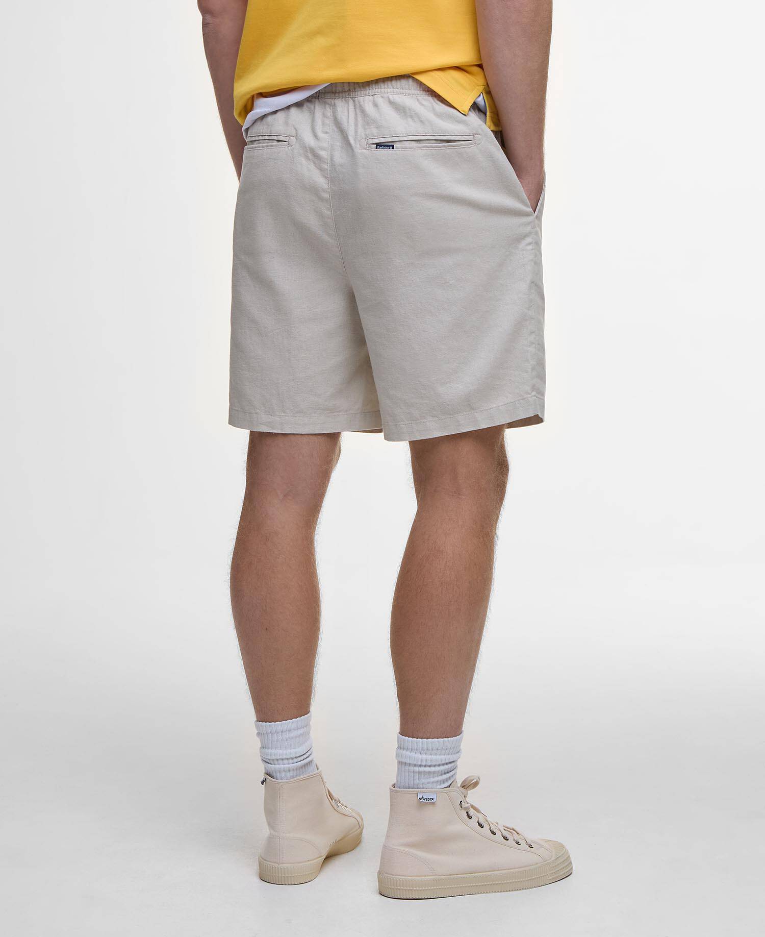 Cotton Linen Relaxed Shorts image number 2
