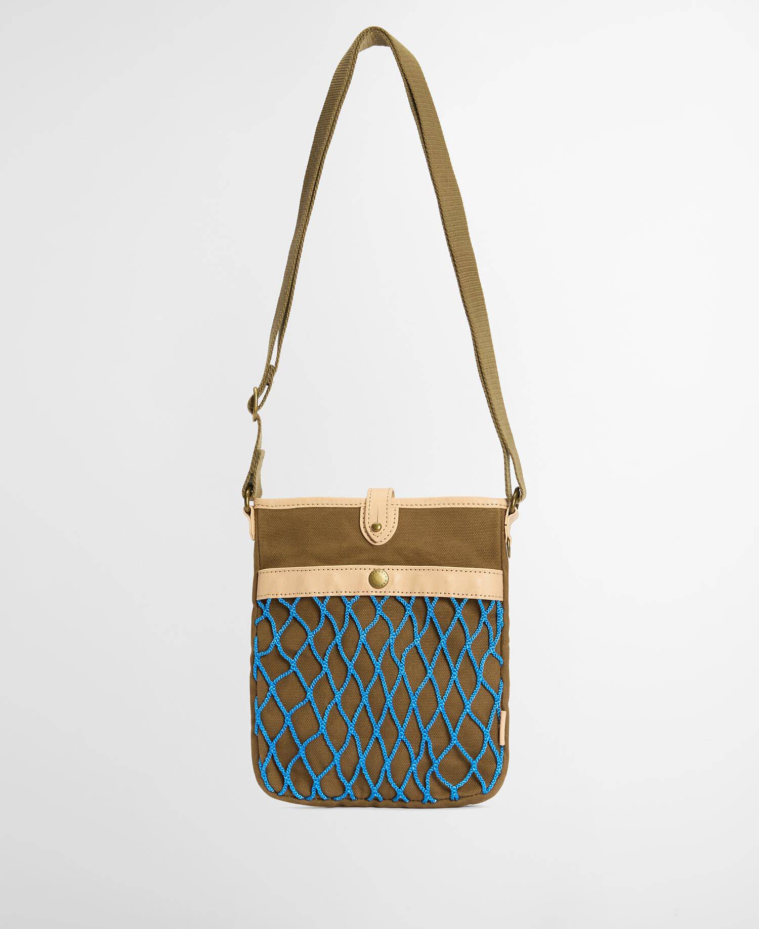 Paul Smith Loves Barbour Crossbody Bag Dark Sand image number 8